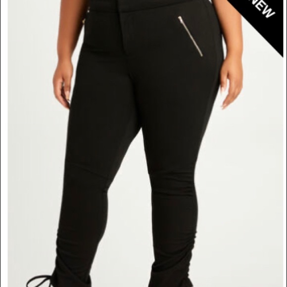 NWOT Ruched drawstring pants - Picture 3 of 5